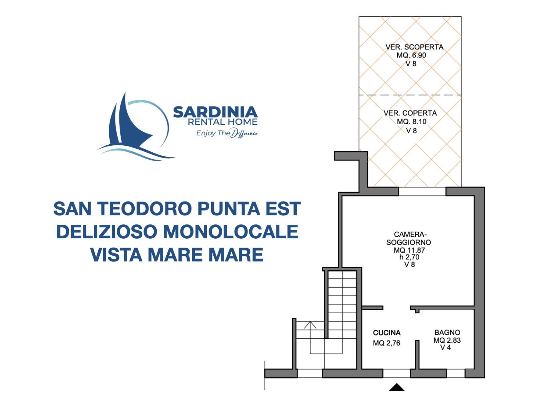 Appartamento San Teodoro Punta Est Delizioso Monolocale Vista Mare Esterno foto